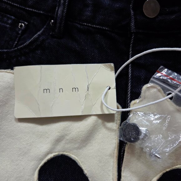 NWT ~ D184 Skeleton Straight Denim (Black/White)~ Size 30 - Picture 4 of 9